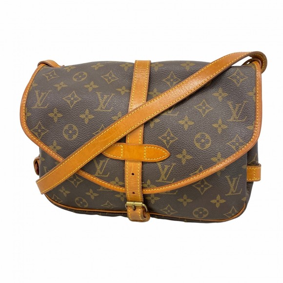 Louis Vuitton Bag Brown Saumur Monogram Shoulder - Picture 1 of 9